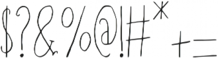 Aiza Shine Serif Regular otf (400) Font OTHER CHARS