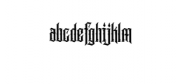 Aihet Script Font LOWERCASE