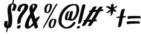 Aiguille Italic Font OTHER CHARS