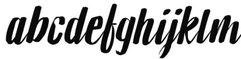 Aiguille Italic Font LOWERCASE