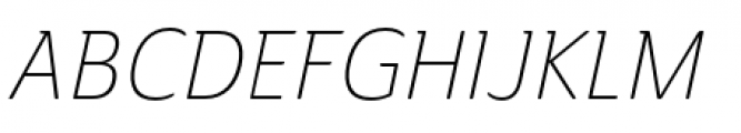 Ainslie Condensed Light Italic Font UPPERCASE