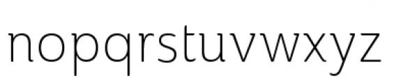 Ainslie Condensed Light Font LOWERCASE