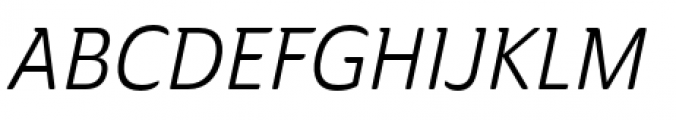 Ainslie Condensed Regular Italic Font UPPERCASE