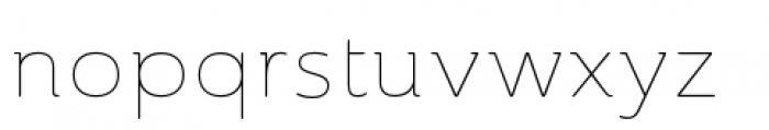 Ainslie Extended Thin Font LOWERCASE