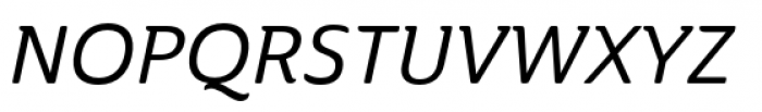 Ainslie Normal Medium Italic Font UPPERCASE