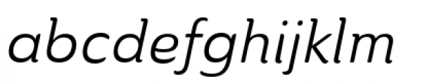 Ainslie Normal Regular Italic Font LOWERCASE