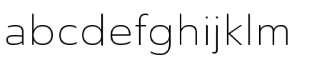 Ainslie Sans Extended Light Font LOWERCASE