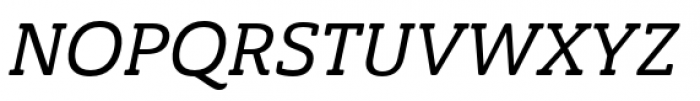 Ainslie Slab Normal Medium Italic Font UPPERCASE