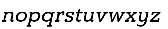 Ainslie Slab Normal Medium Italic Font LOWERCASE