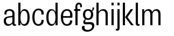 Air Condensed Regular Font LOWERCASE