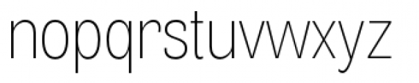 Air Condensed Thin Font LOWERCASE