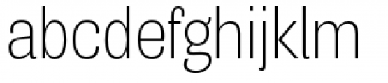 Air Condensed Ultra Light Font LOWERCASE