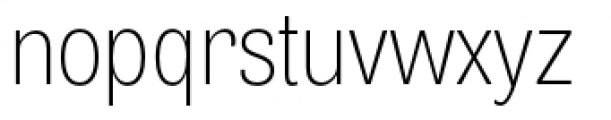 Air Condensed Ultra Light Font LOWERCASE