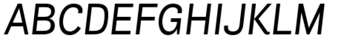 Air Medium Italic Font UPPERCASE
