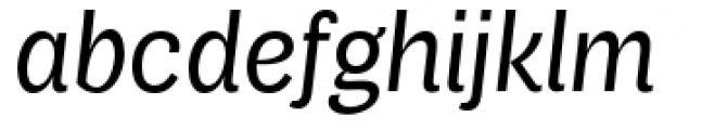 Air Medium Italic Font LOWERCASE