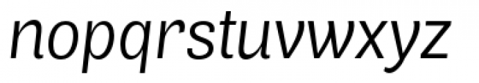 Air Regular Italic Font LOWERCASE