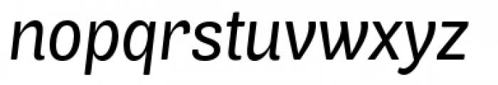 Air Soft Medium Italic Font LOWERCASE