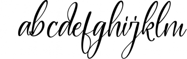 Aichella - Modern Script Font 1 Font LOWERCASE