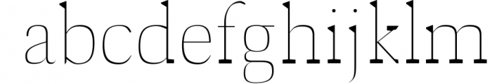 Ailish Slab Serif 3 Font Family 1 Font LOWERCASE