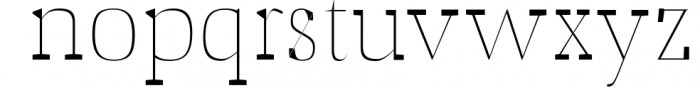 Ailish Slab Serif 3 Font Family 1 Font LOWERCASE