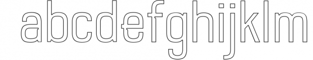 Airwings - Retro Narrow Sans-Serif Webfont 1 Font LOWERCASE