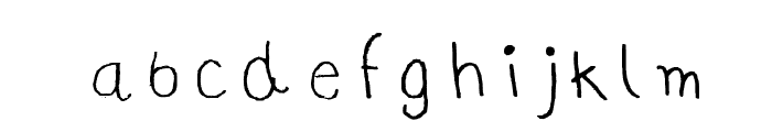 AI kelso HW  is handwriting Font LOWERCASE