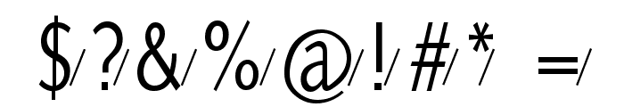 AidaSerifaShadow Font OTHER CHARS