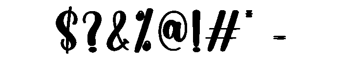Aiguille Font OTHER CHARS