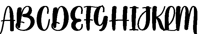 Aiguille Font UPPERCASE