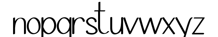 Ailza Bright Demo Font LOWERCASE