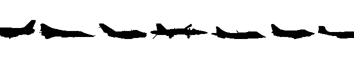 Air Force II Solid Font OTHER CHARS