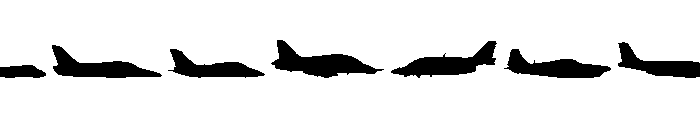 Air Force II Solid Font UPPERCASE