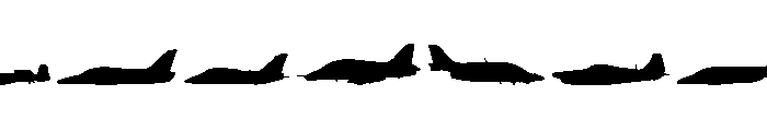 Air Force II Solid Font LOWERCASE