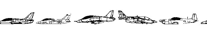 Air Force II Font LOWERCASE