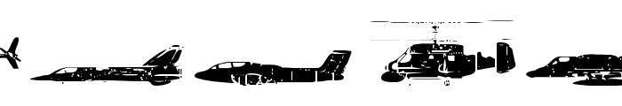 Air Force Font UPPERCASE