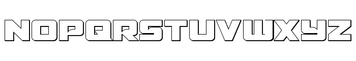 Aircruiser Outline Font LOWERCASE