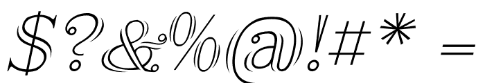 Airium Italic PERSONAL USE ONLY Regular Font OTHER CHARS