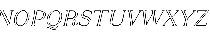 Airium Italic PERSONAL USE ONLY Regular Font UPPERCASE