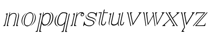 Airium Italic PERSONAL USE ONLY Regular Font LOWERCASE