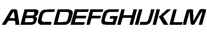 Airlash Raiders Font UPPERCASE