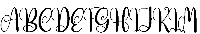 Airlines Font UPPERCASE