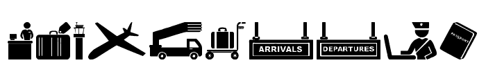 Airport Icons Font OTHER CHARS