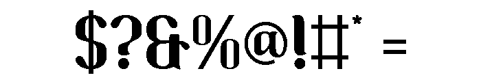 Airy Blend Font OTHER CHARS