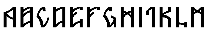 Airyin Font UPPERCASE