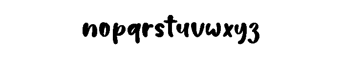 Aishiteru Darling Font LOWERCASE