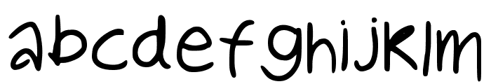 Aision Regular Font LOWERCASE