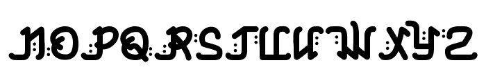 Aisyahu Font UPPERCASE