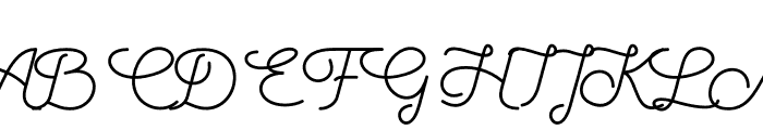Aiushtya Free Font UPPERCASE