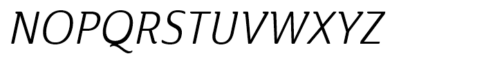Ainslie Condensed Italic Font UPPERCASE