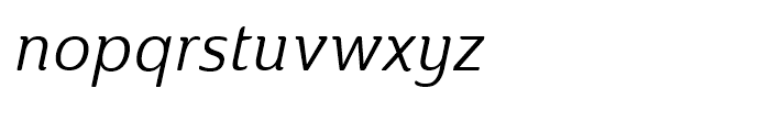 Ainslie Condensed Italic Font LOWERCASE